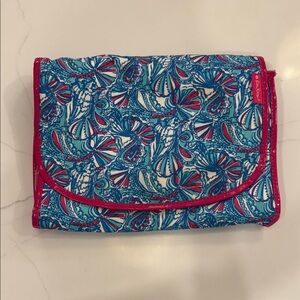 Lilly Pulitzer for Target Blue, Pink & White Paisley Cosmetic Pouch